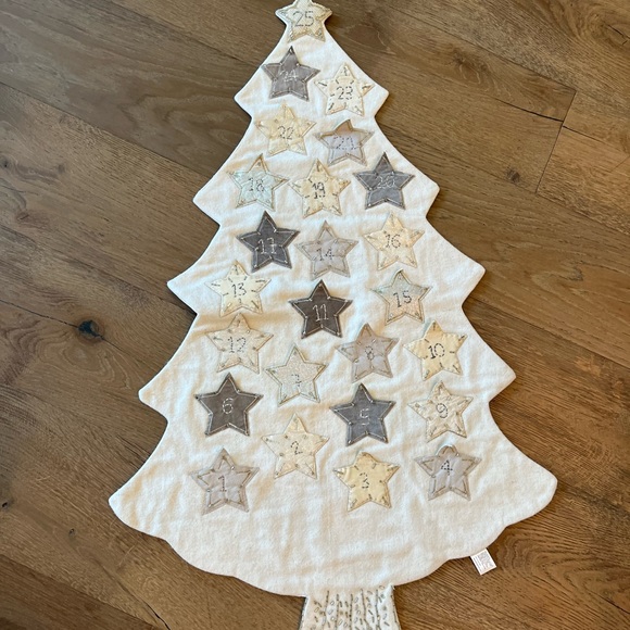 Pottery Barn Kids Tree Shaped Advent Calendar + Tree Skirt - Picture 4 of 4
